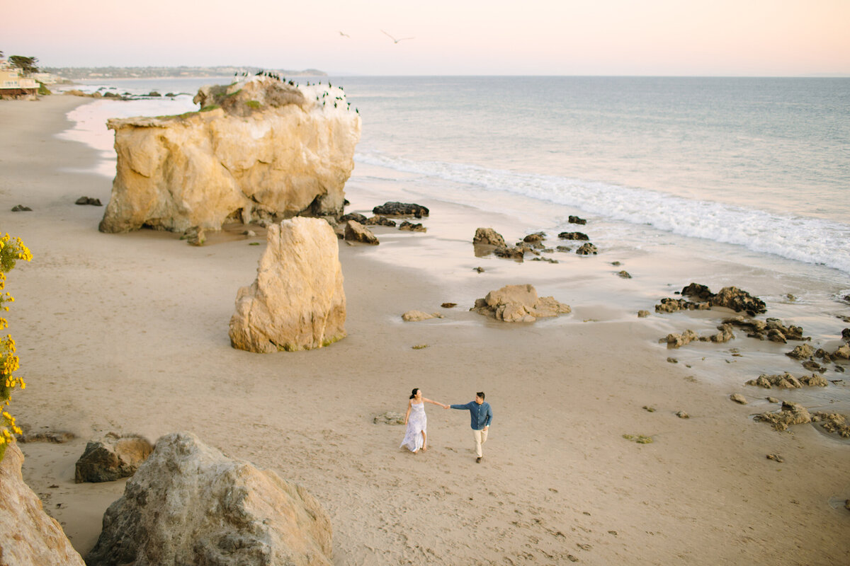 El Matador Beach elopement photography