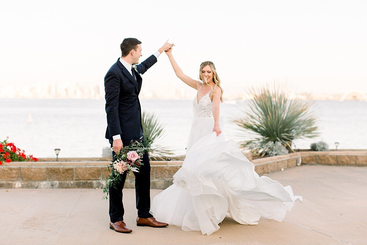 Romantic San Diego Wedding Photography at Admiral Kidd