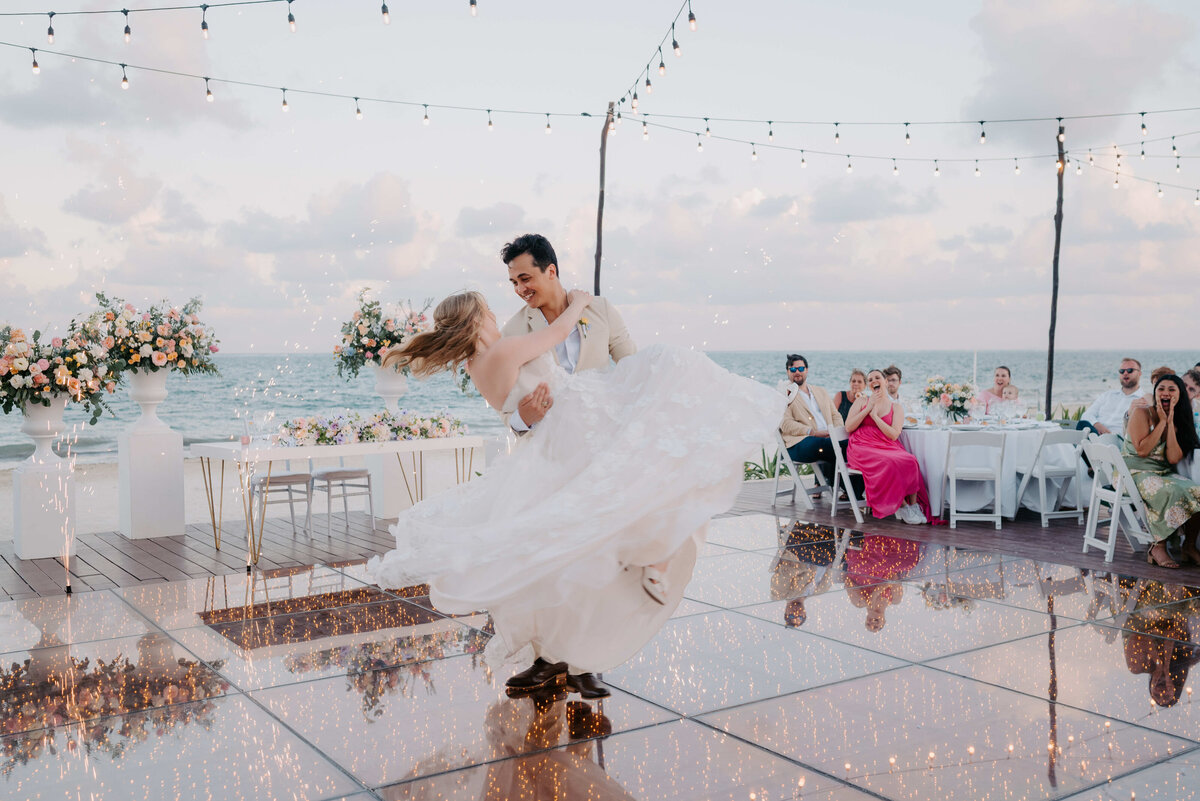 Dreams Riveria Maya Wedding - Bruich Wedding - RECEPTION FORMALS - Kyrsten Ashlay Photography-83-Edit