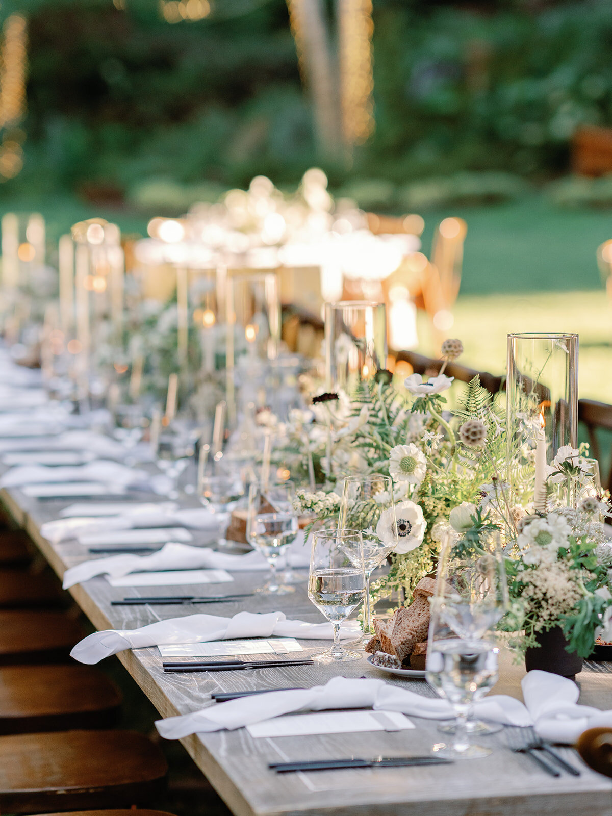 Nestldown Wedding Reception Table