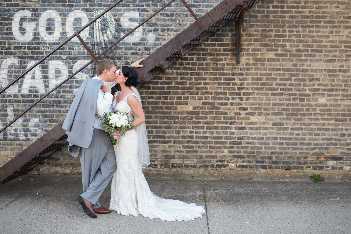 downtown cannon falls wedding day photography