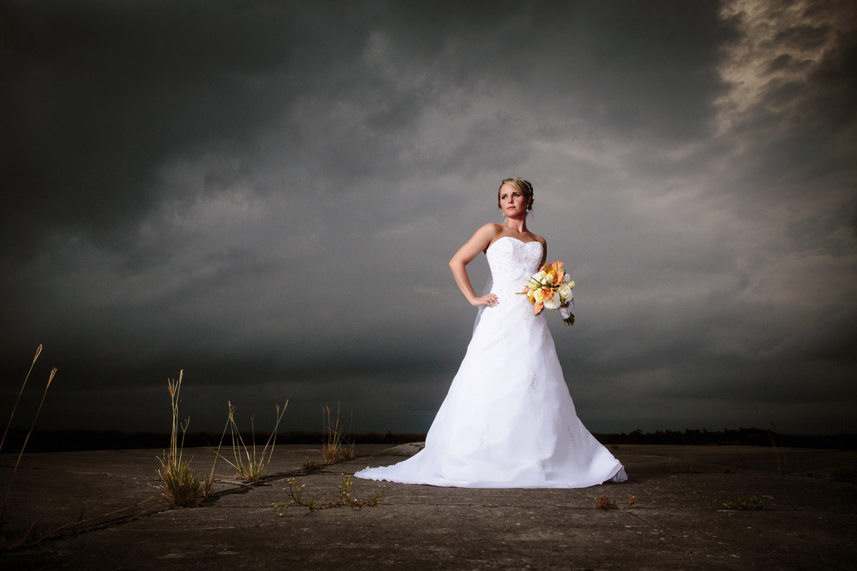 Sydney Boutwell bridal session at Ft. Morgan State Park in Fort Morgan, Alabama.