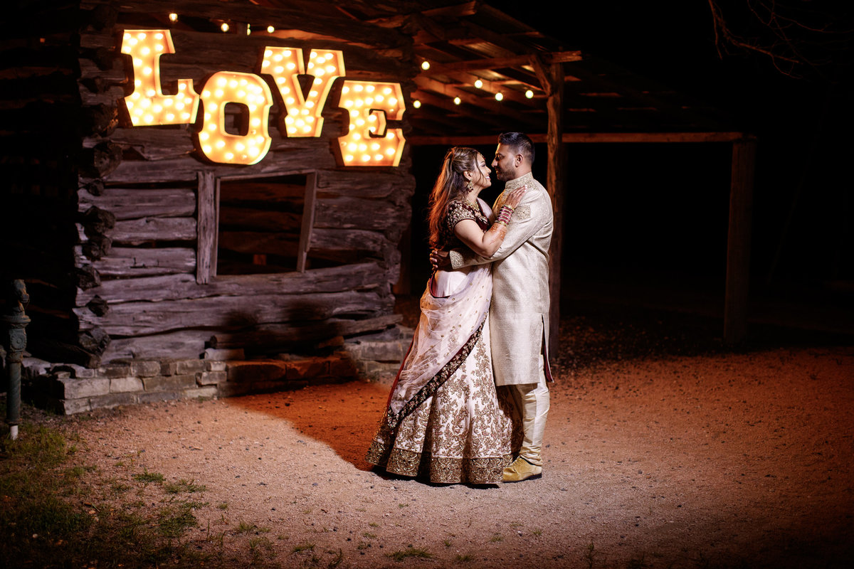 Indian wedding photographer bride groom couple night love 10601 B Derecho Drive, Austin, TX 78737