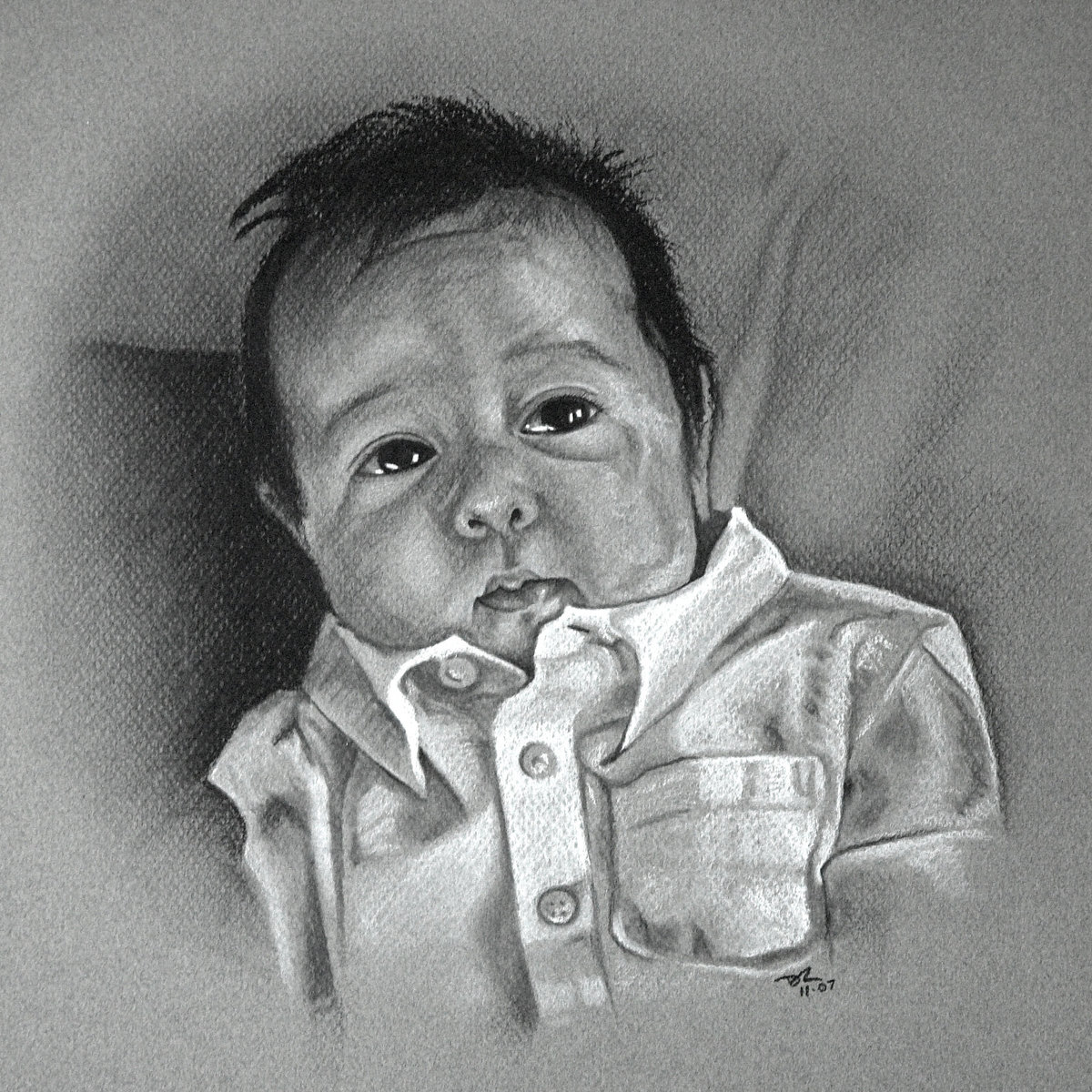2007-12 Sampson - charcoal on grey paper-01-2