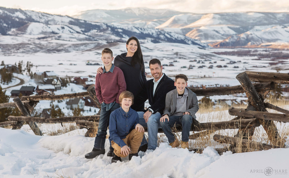 Grand County Colorado Family Photography During Winter