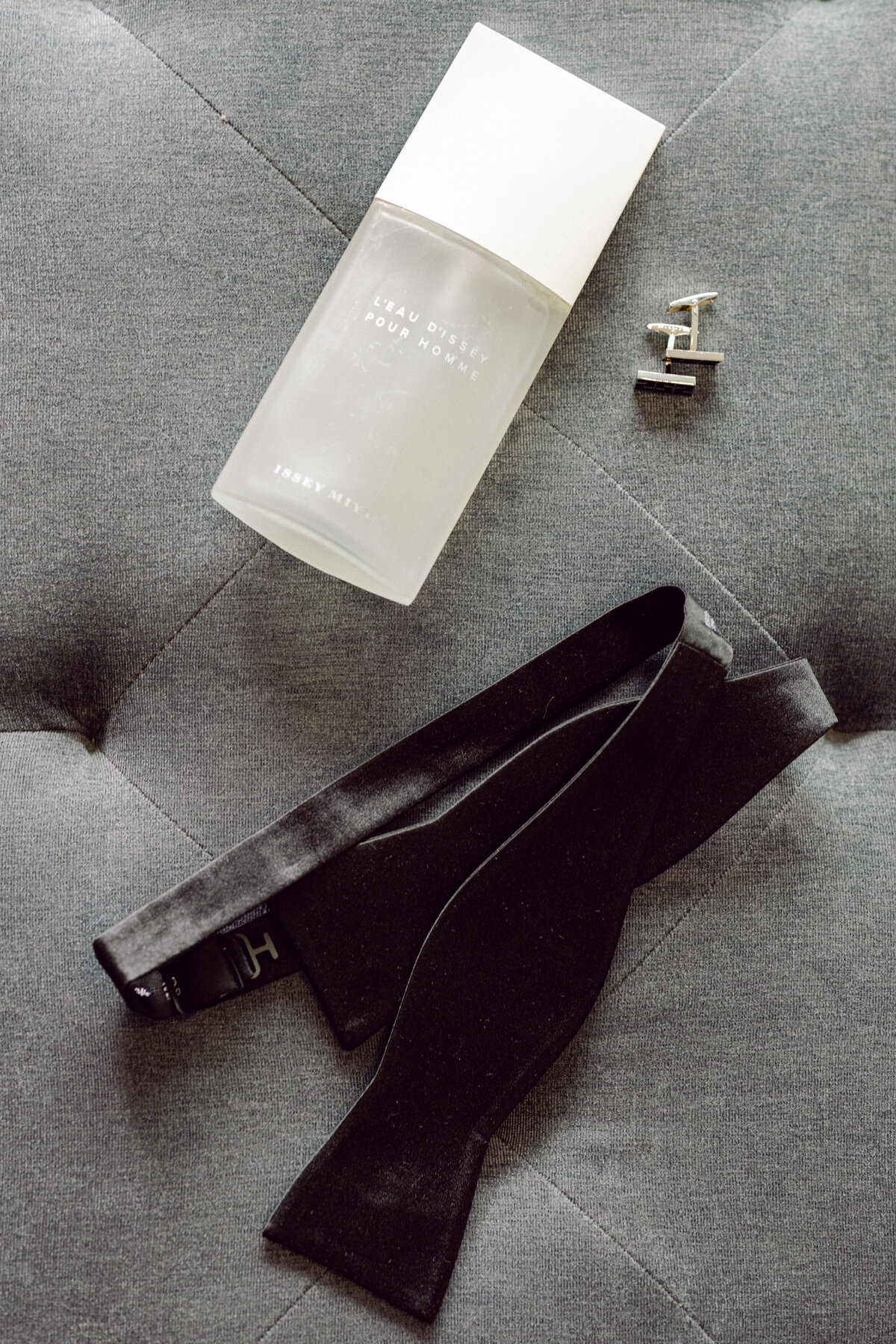 Bow Tie + Cufflinks + Issey Miyake Perfume