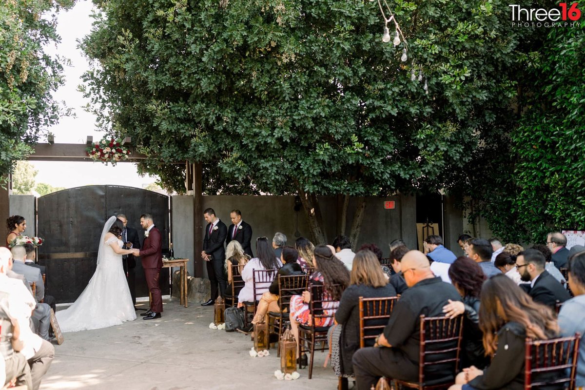 Wedding Ceremony at the Casa Bonita Wedding Venue in Fullerton, CA