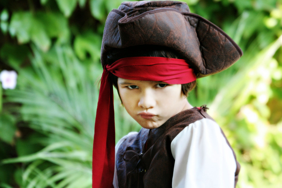portrait of pirate boy
