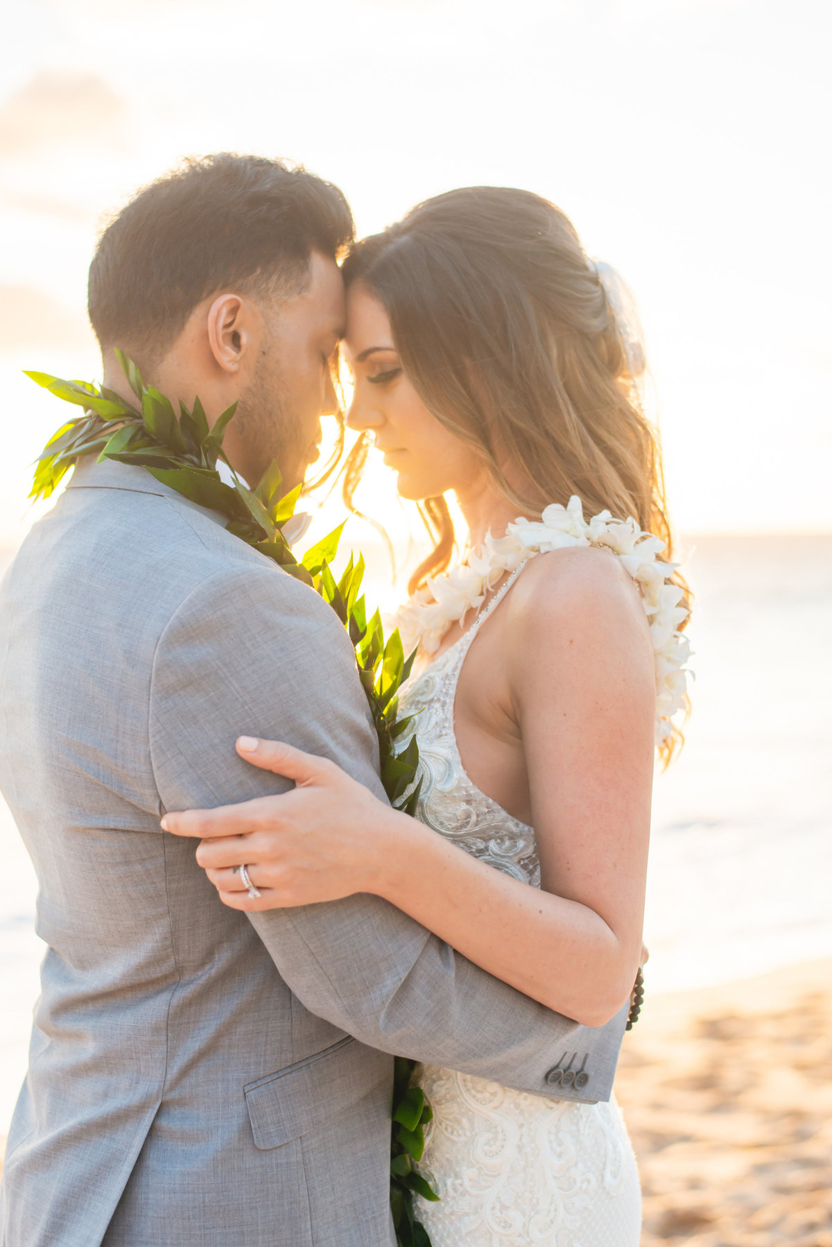Maui wedding photography - hug