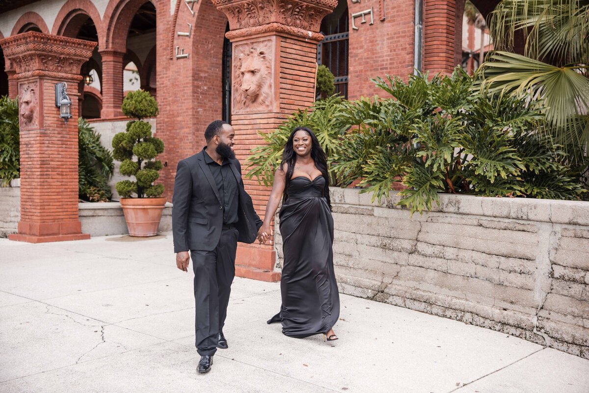 St. Augustine Engagement Session at Flagler College by Phavy Photography, St. Augustine Wedding Photographer