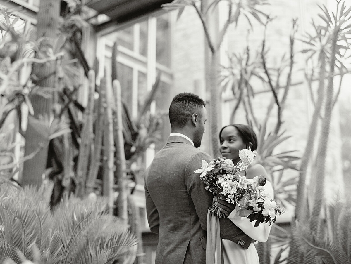 Pops of burgundy, blush, and burnt orange have us dreaming in color. For this sweet, springtime elopement Nicole Hensley created a day that's all about style. From ceremony stairs beautifully blooming with flowers to a reception table overflowing with romantic florals, designs by Remi and Gold delight. You'll swoon over every last detail beautifully captured in the imagery by Lucy Struve.