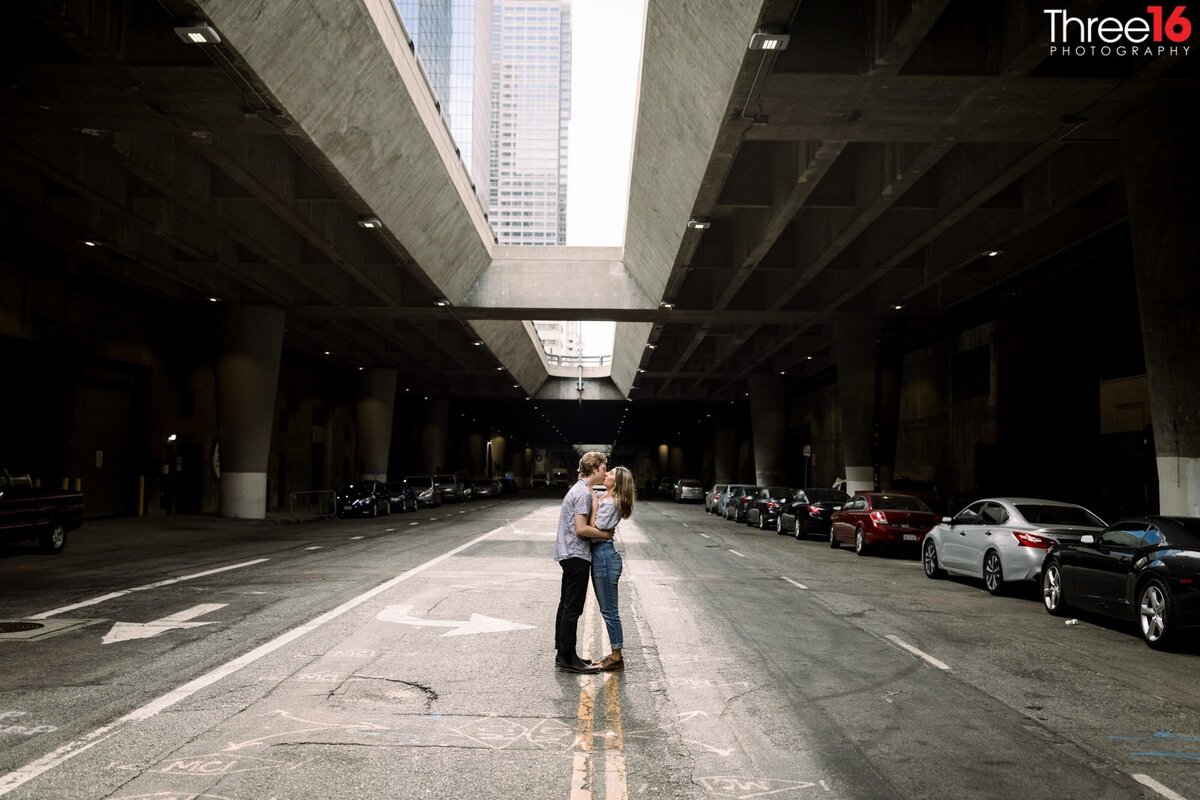 Lower Grand Avenue Engagement Los Angeles Photography 03