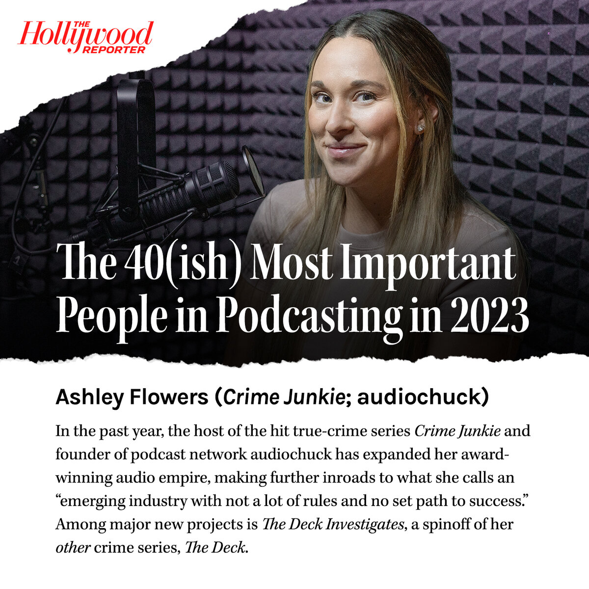 The Hollywood Reporter Ashley Flowers