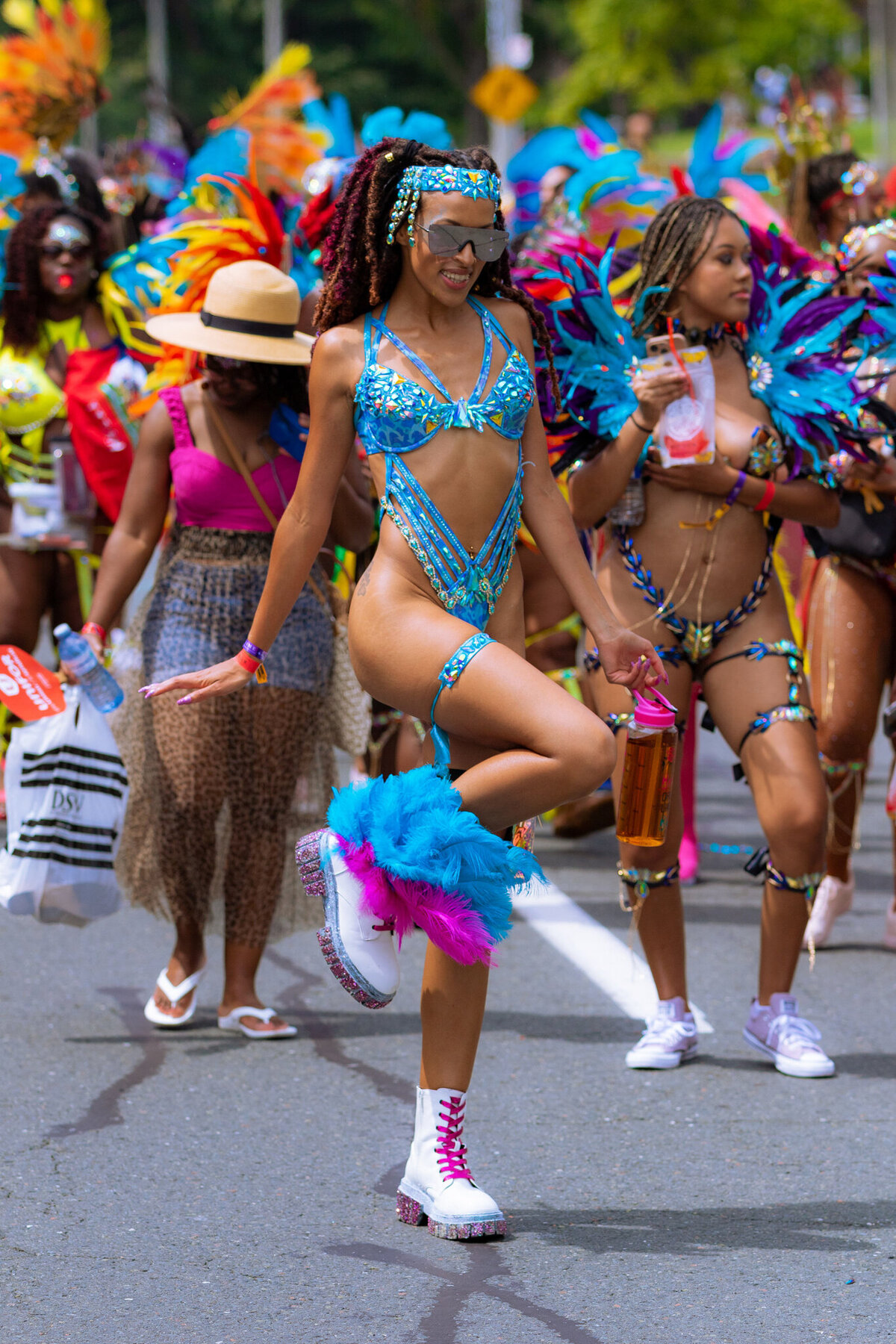 Photos of Masqueraders from Toronto Carnival 2023 - Sunlime Mas Band - Medium Band of The Year 2023-177