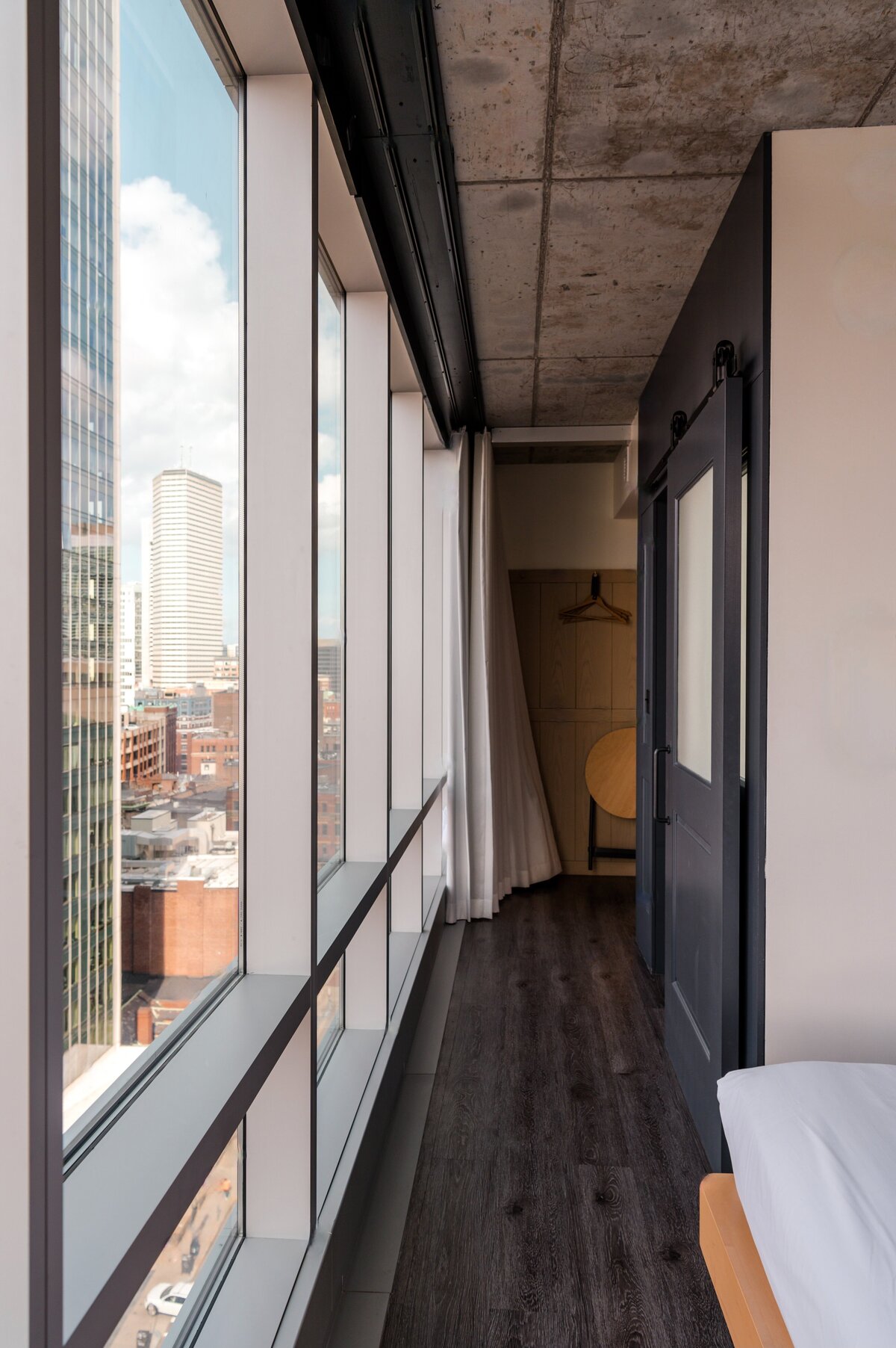 Vertical Apartment in City Modern Brutalism