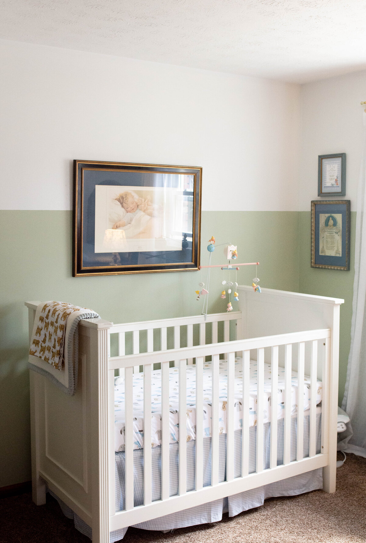 Green and Blue Boy Nursery Guest Room -3