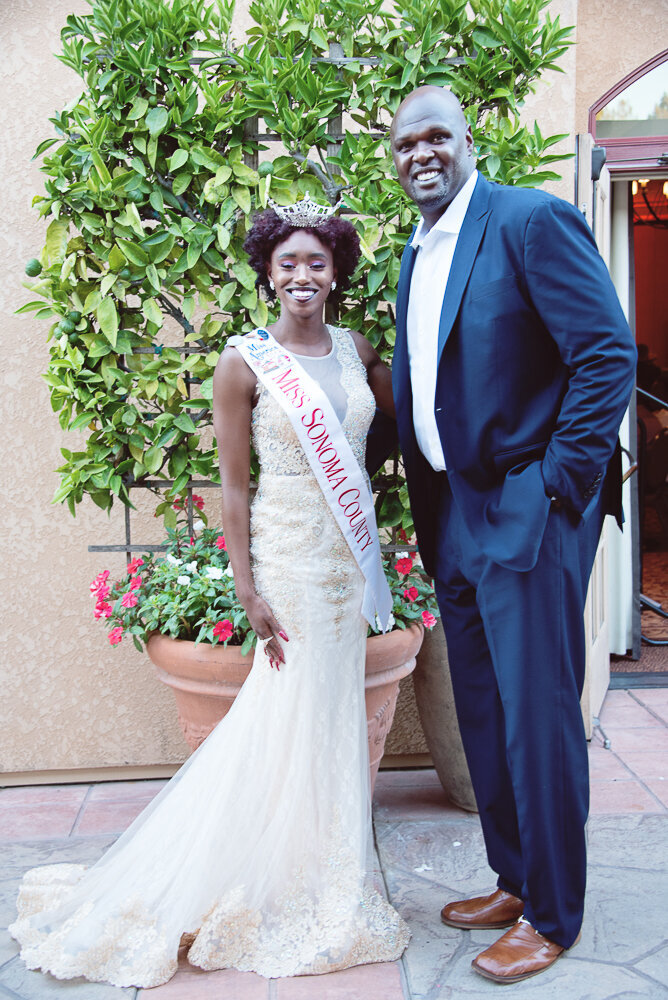 Miss Sonoma County at the Lime Foundation's Believe in the Dream Gala event