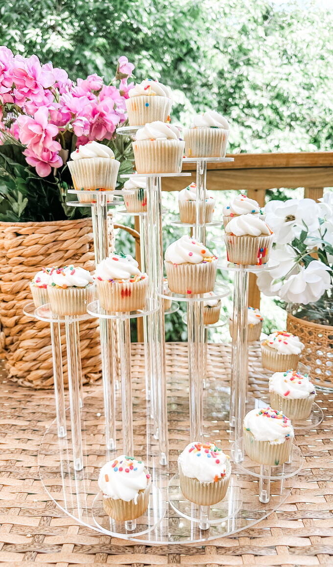 Acrylic Cupcake Tower