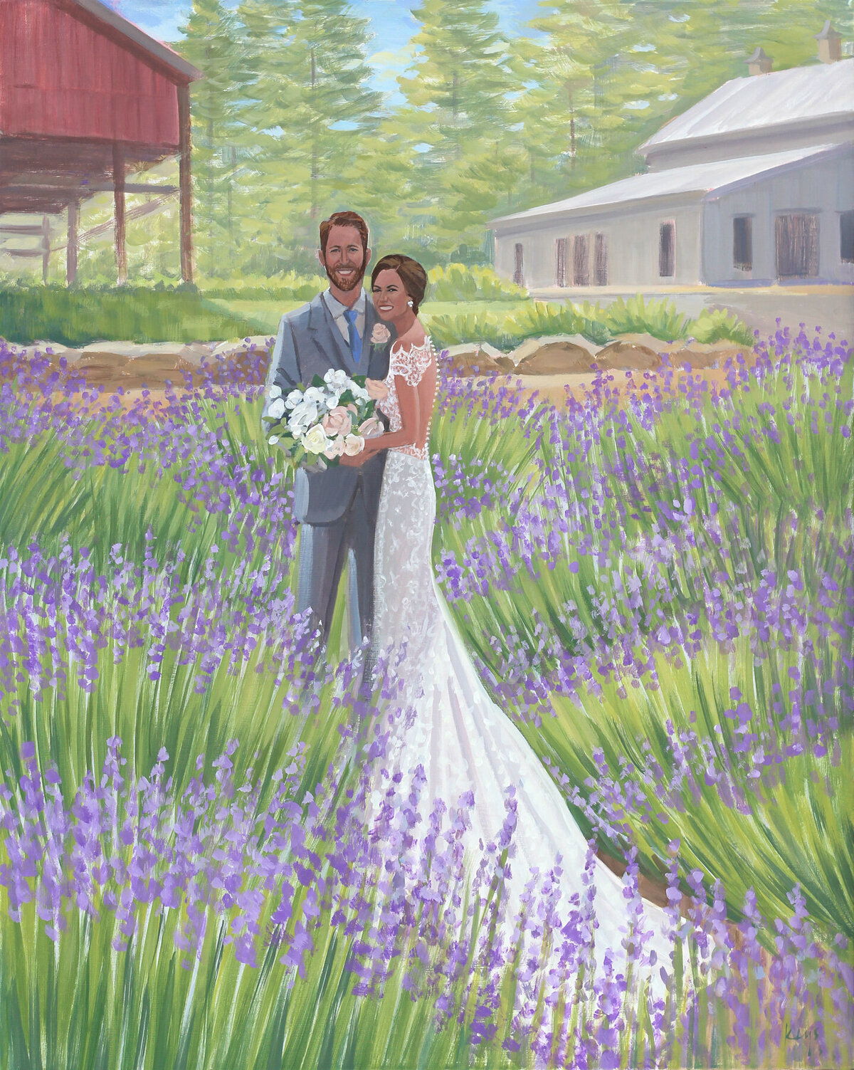 Kim and Matt, Lavender Oak Farm, Chapel Hill, NC, web