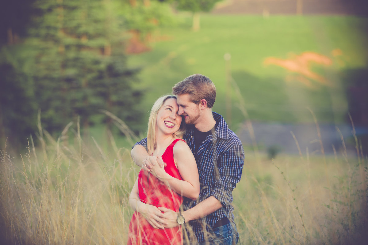 Knoxville botanical gardens engagement pictures