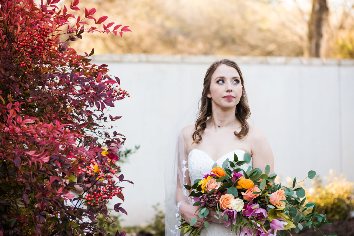 LGBT Bridal Portrait Hummingbird House