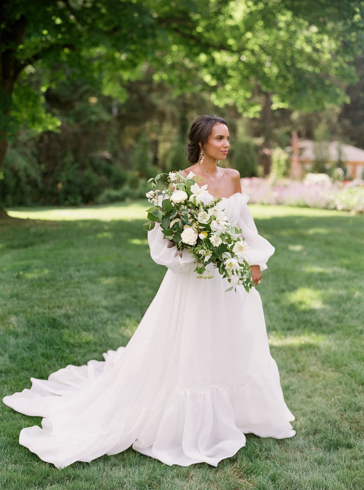 bride-portrait-greencrest-manor-wedding-Chicago-film-wedding-photographer-sarah-sunstrom-photography