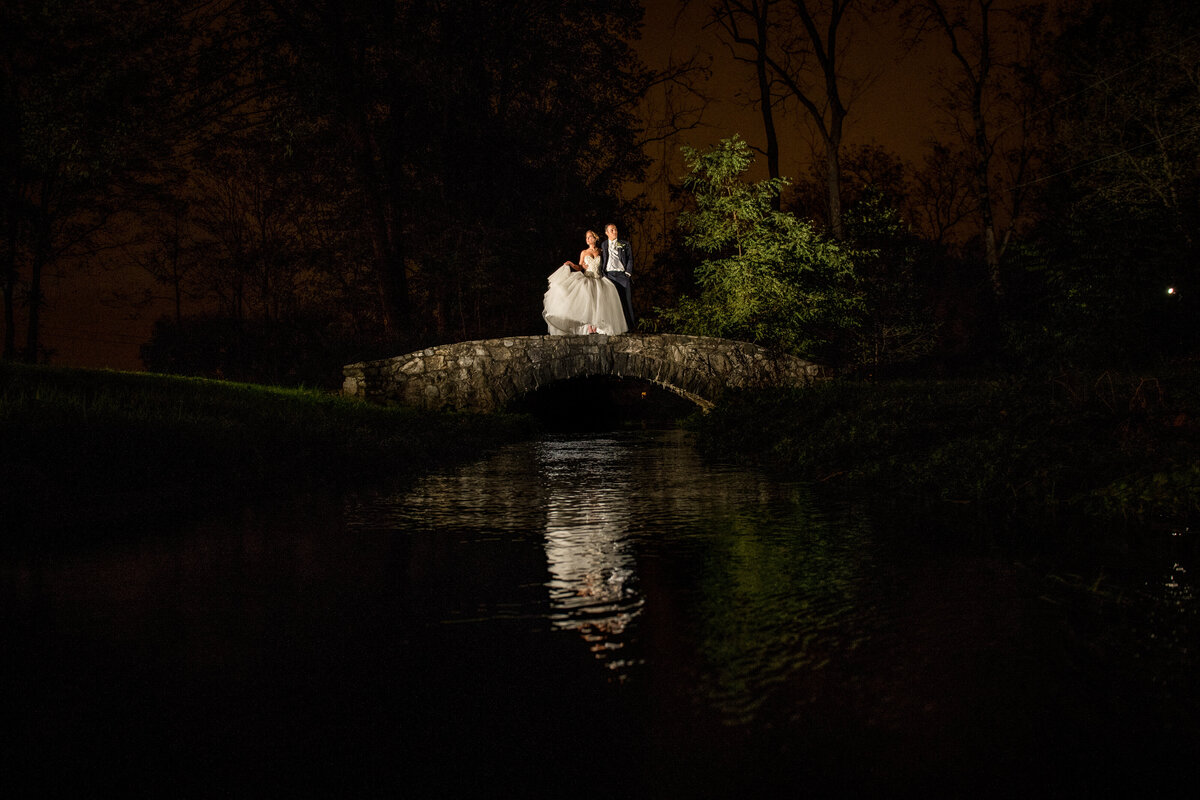night photography  wedding cameron estate
