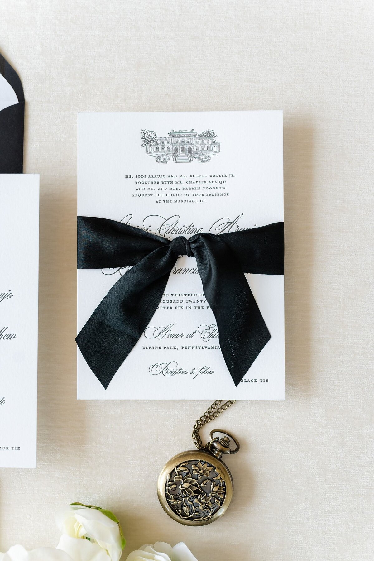 luxury-black-silk-ribbon-wedding-invitation