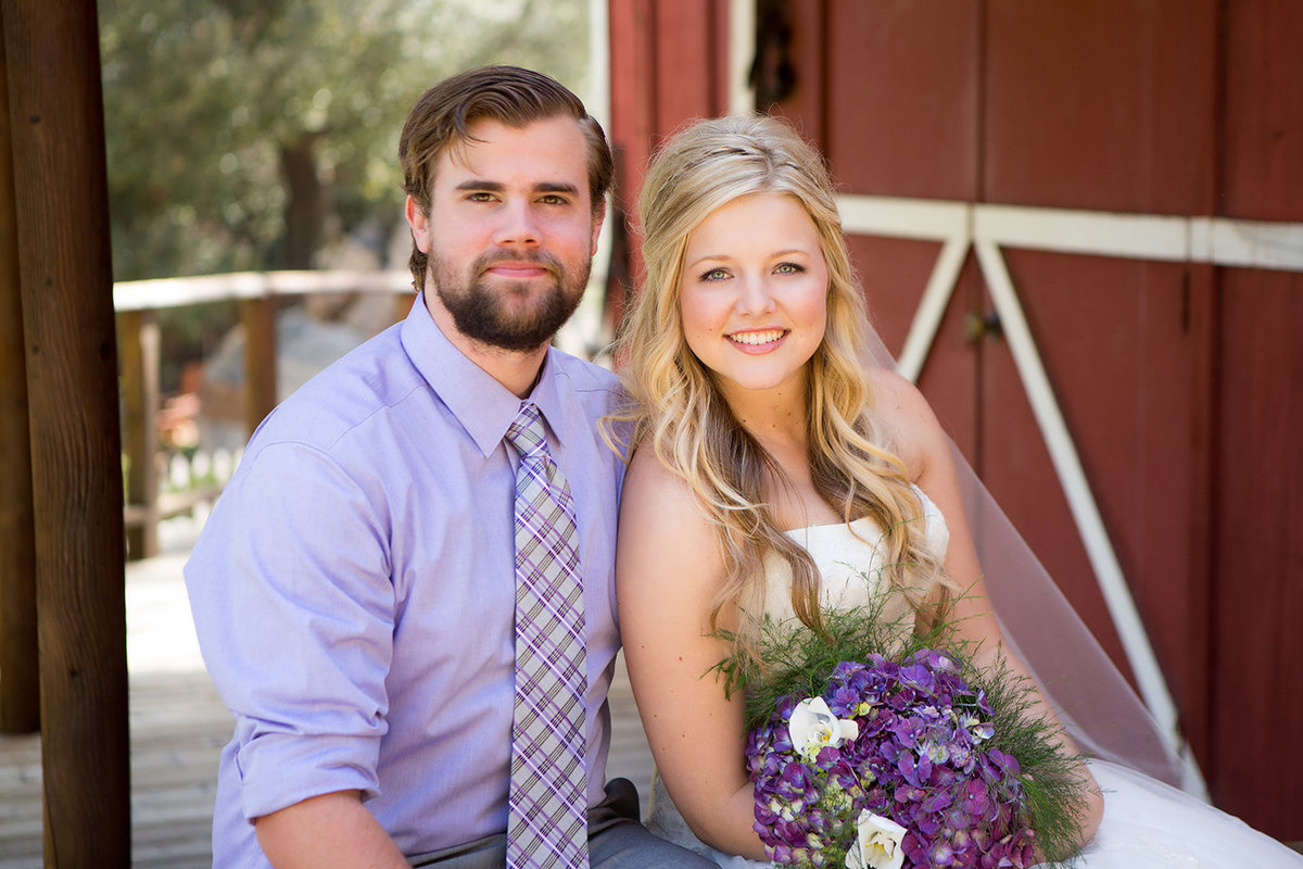 San Diego wedding photos rustic barn bride and groom