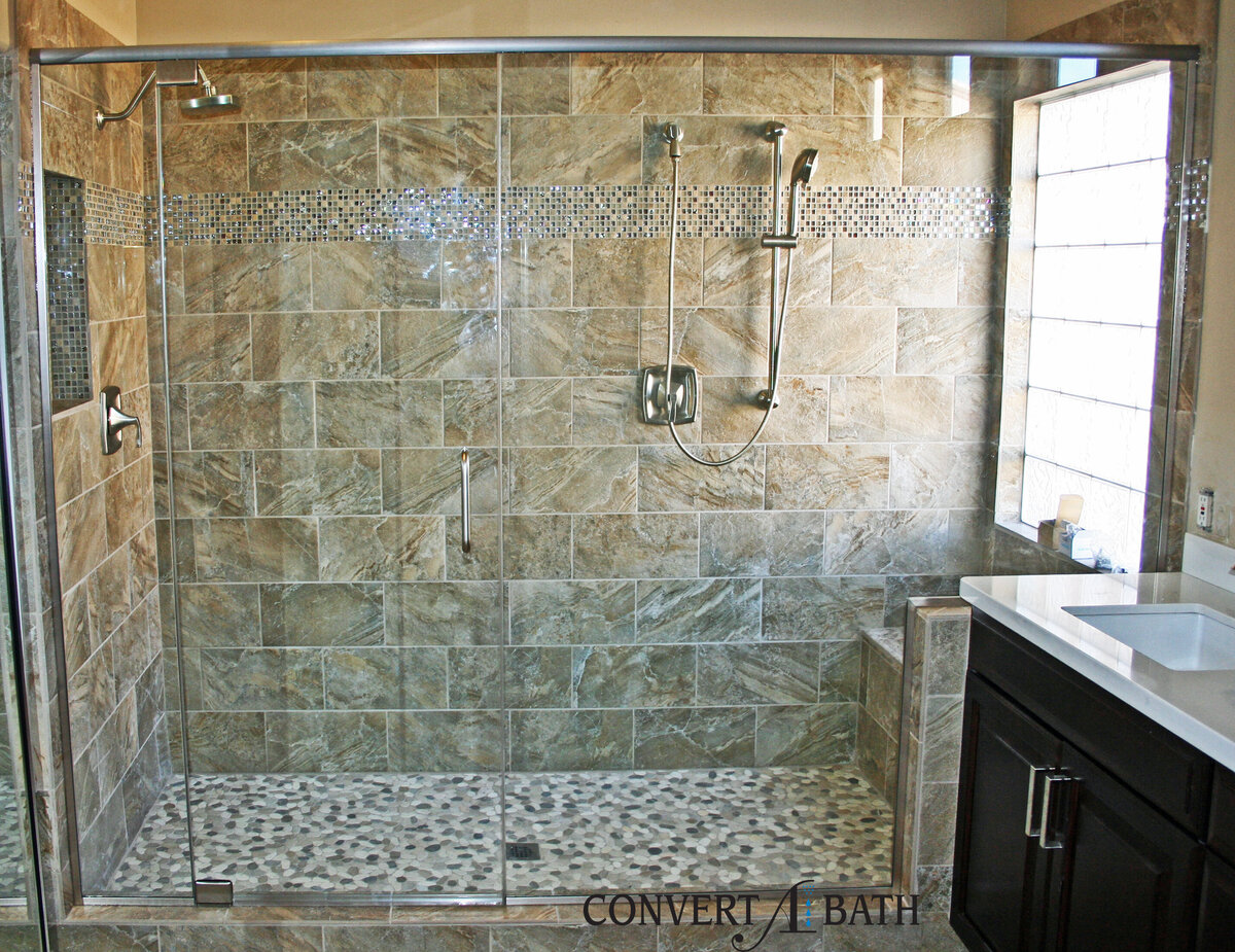 Large Shower Heavy Glass