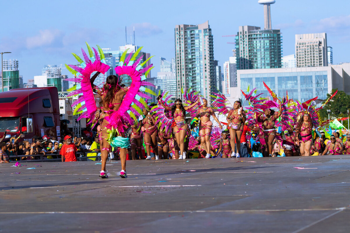 Photos of Masqueraders from Toronto Carnival 2023 - Sunlime Mas Band - Medium Band of The Year 2023-046