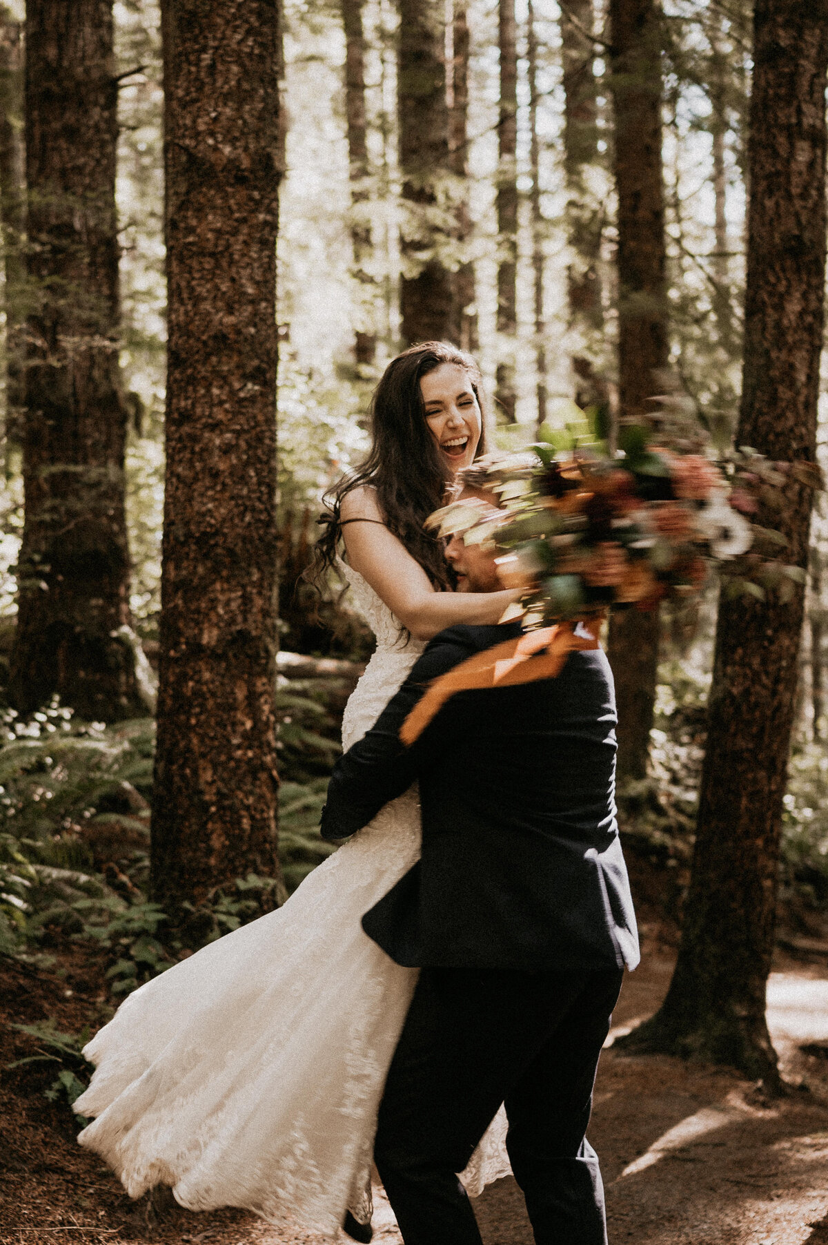 Brit Rader Photography_Fall Oregon Forest Hiking Adventure Elopement Wedding-3650