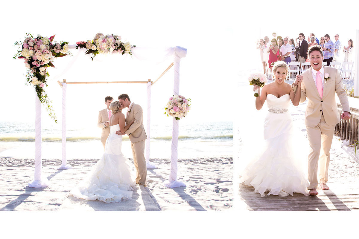 ritz carlton naples florida beach wedding photo