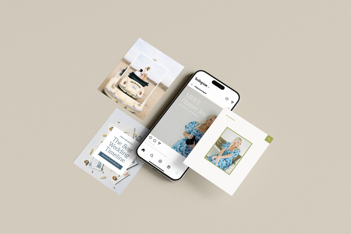 Canva Templates, Canva Instagram Templates, Social Media Templates, Marketing Templates for Creative Small Businesses Matching Showit Templates - With Grace and Gold - Best Showit Templates, Best Showit Designer - 4