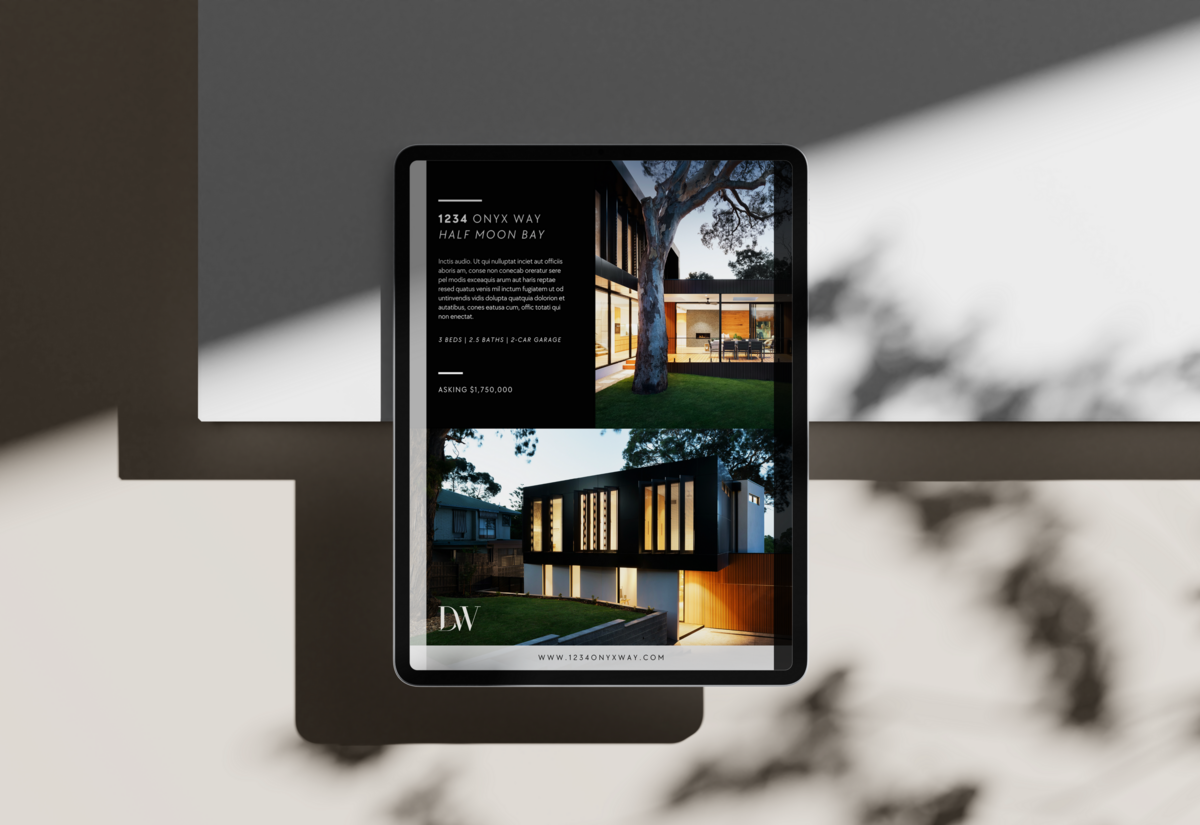 Feature Sheet Mockup Page 1