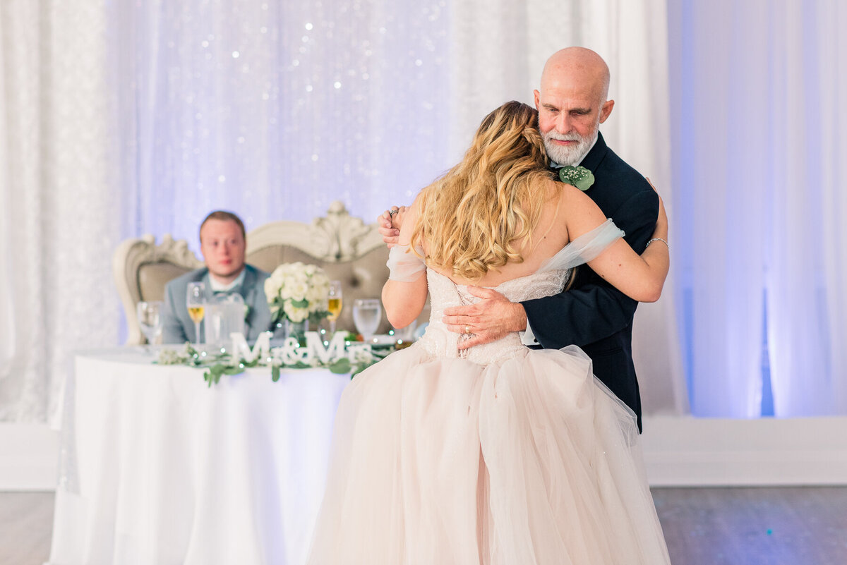 Connor & Courtney Grand Manor Wedding Father Daughter Dance | Lisa Marshall Photography