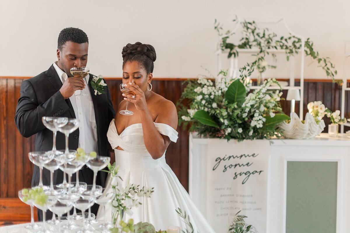 Italian Garden Party Wedding Brooklyn Arts Center Downtown Wilmington NC Brittanie Raquel Events_0030