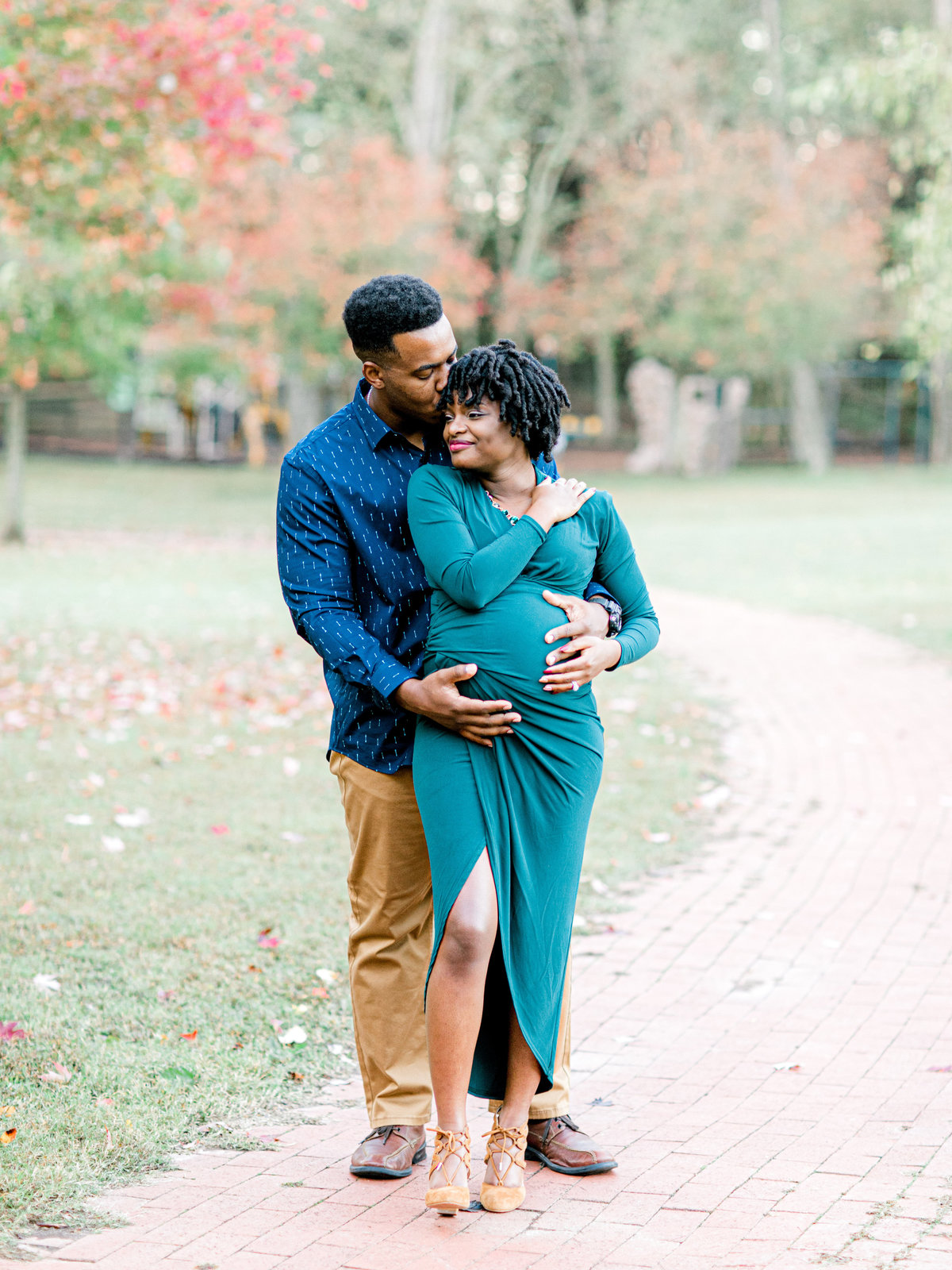 Johnson Maternity Session Whittier Mill Park