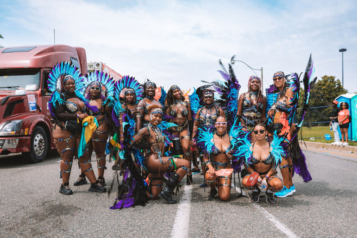 Photos of Masqueraders from Toronto Carnival 2023 - Sunlime Mas Band - Medium Band of The Year 2023-113