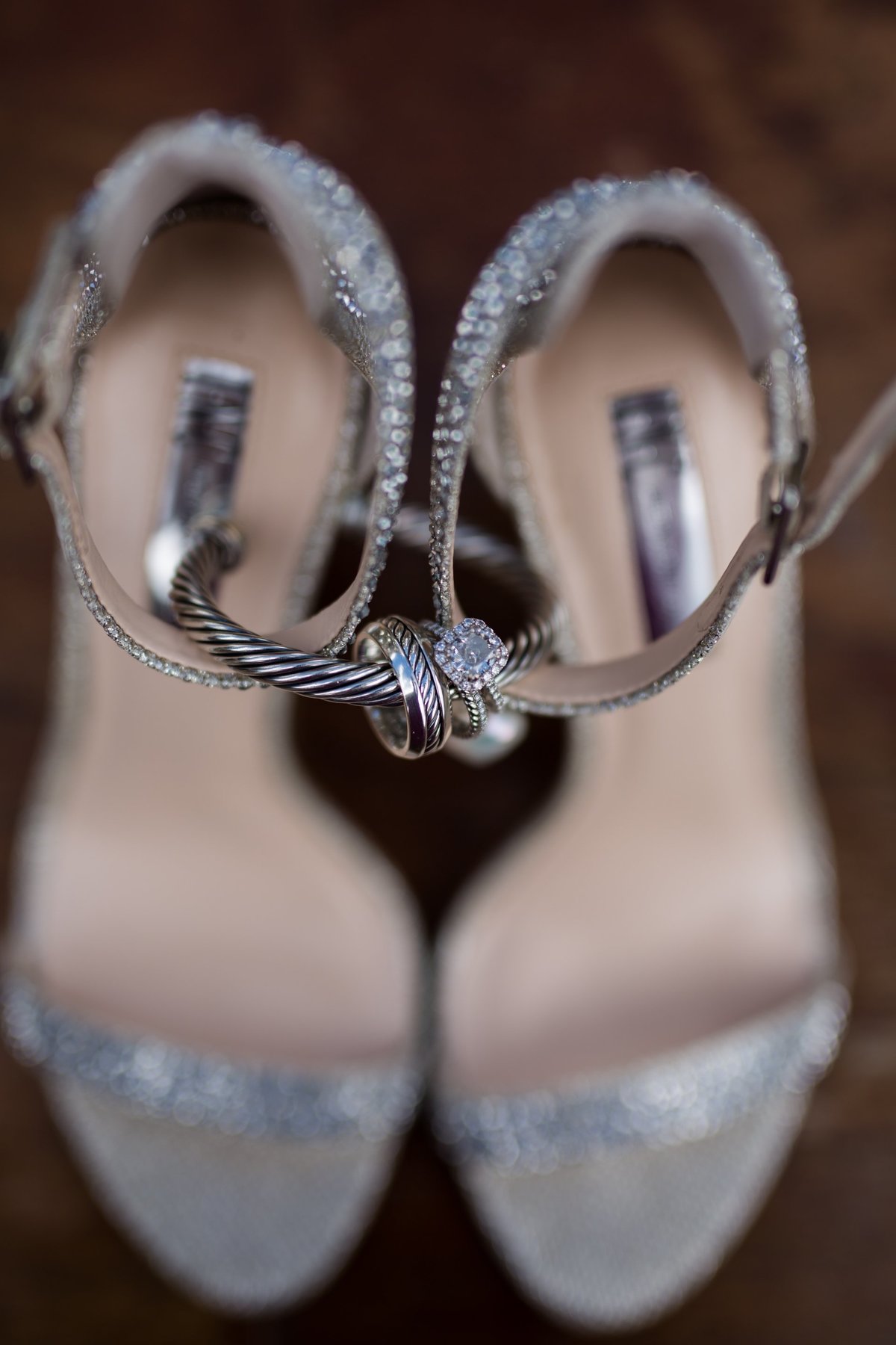 wedding ring and shoe photo