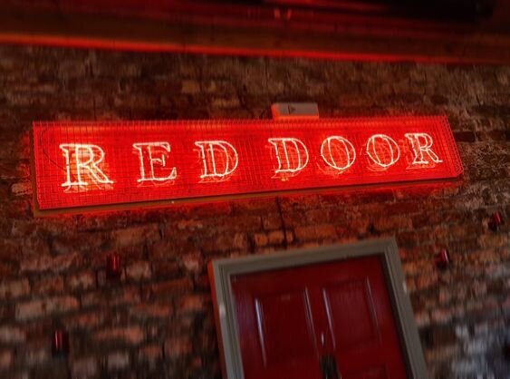 Red Door Neon Sign