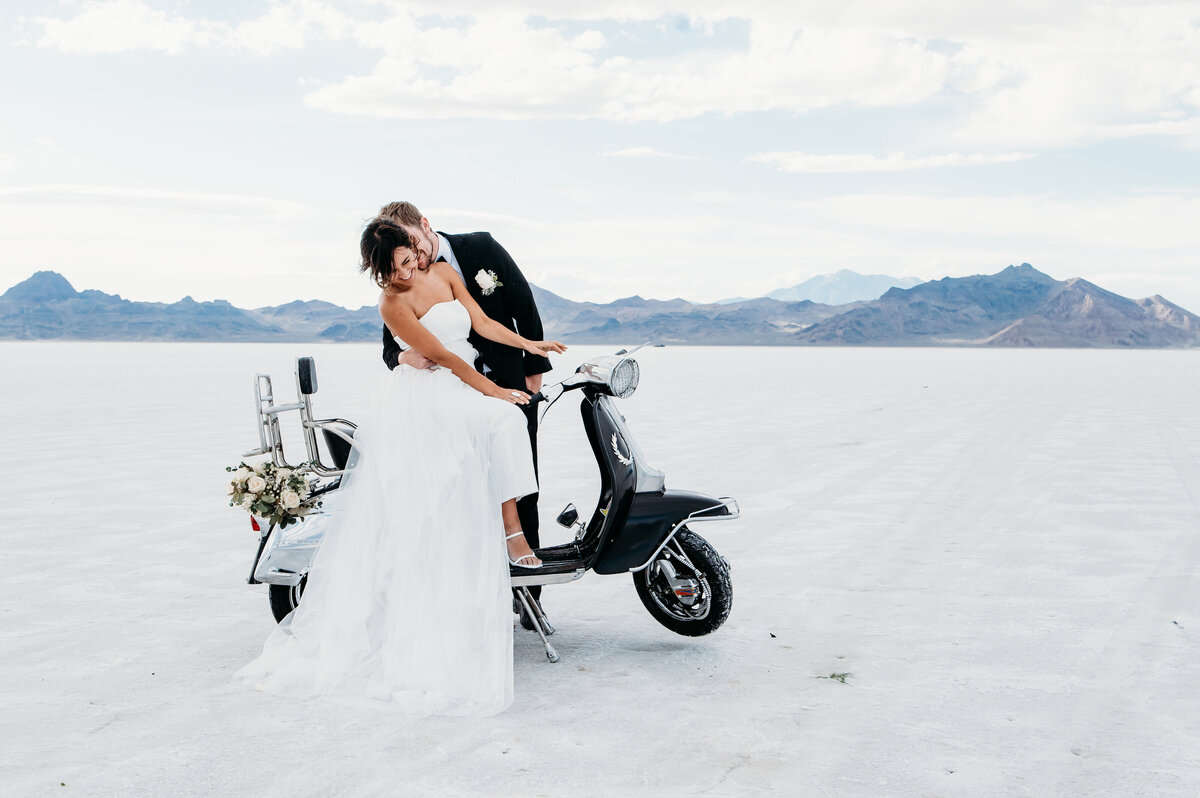 Utah Bonneville Salt Flats Elopement and Wedding Photographer