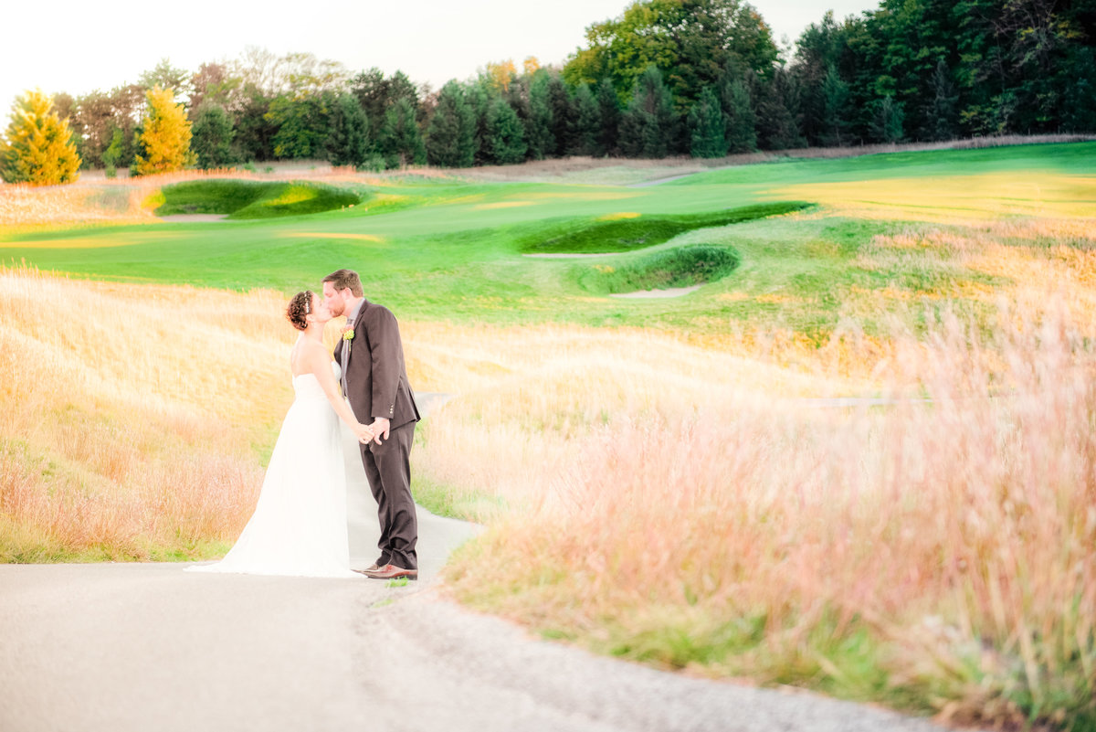 arcadia bluffs golf course wedding photographers in northern michigan