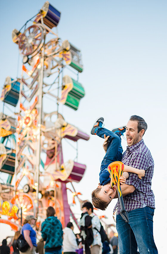 father-and-son-at-nh-carnival-photograph
