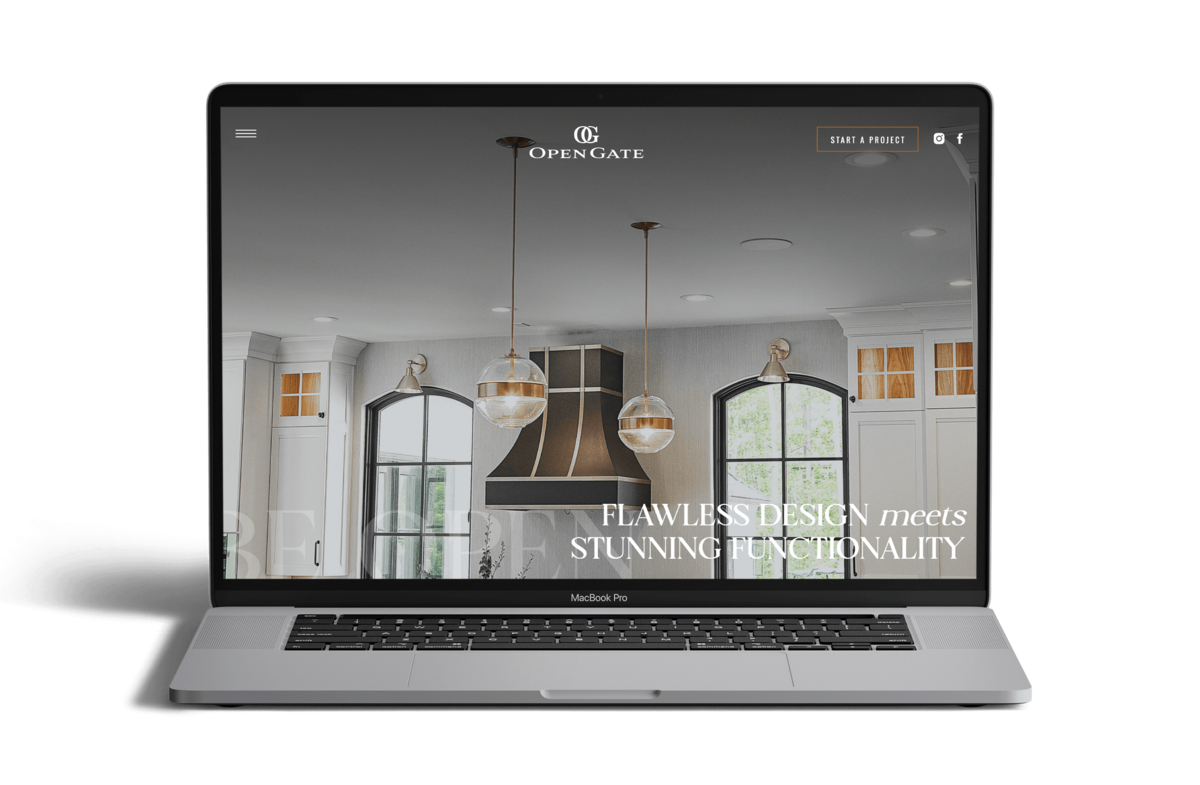 interior design agency website design