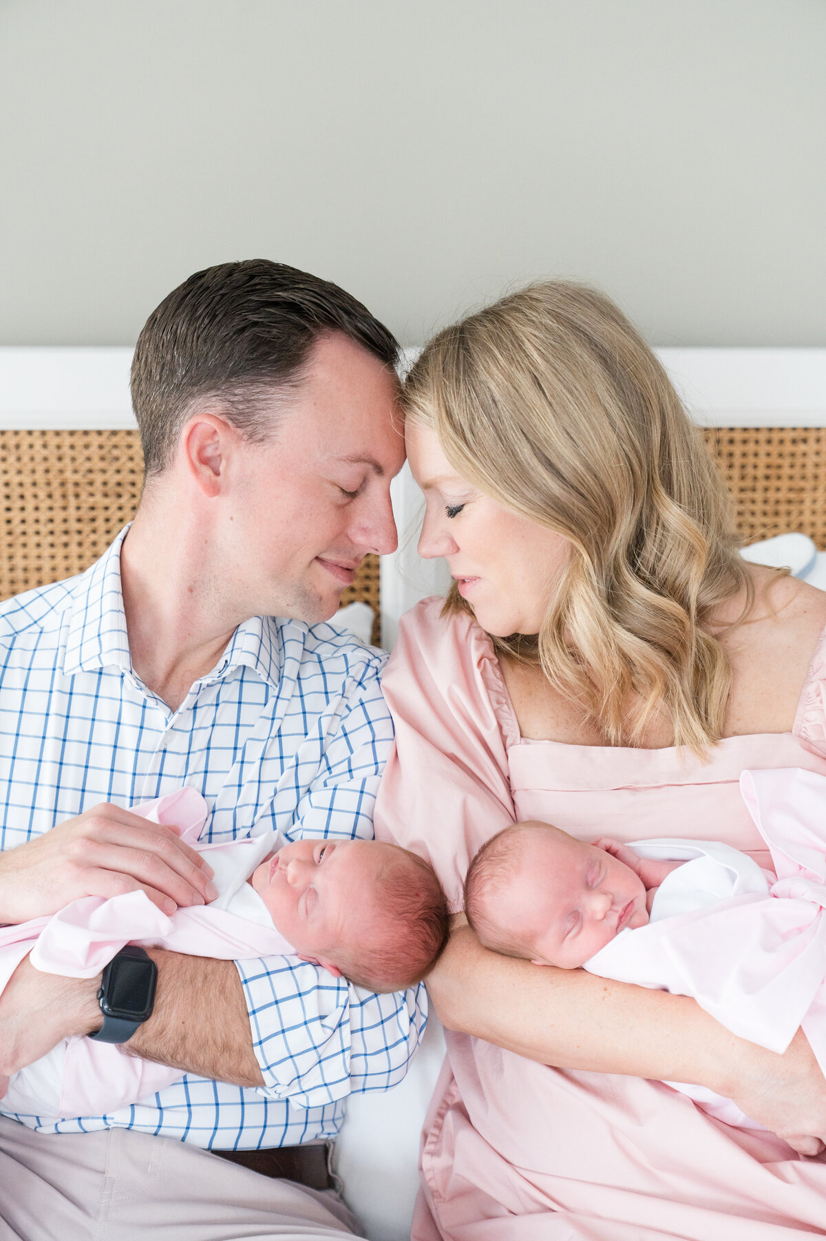 parents-welcome-newborn-twins-portrait-greenville-sc