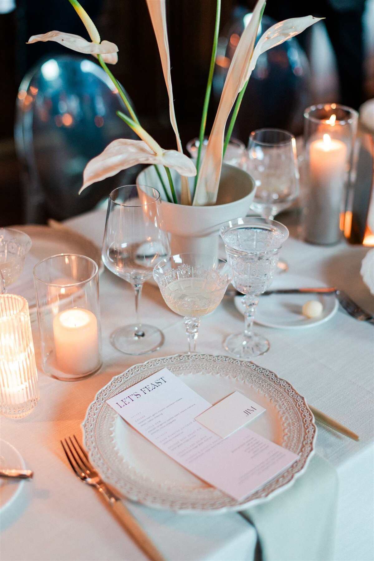 Faye Fern Creative | Destination Wedding Design, Planning + Production |  Montecito Club Luxury Wedding | Santa Barbara | Ethereal + Elegant Reception