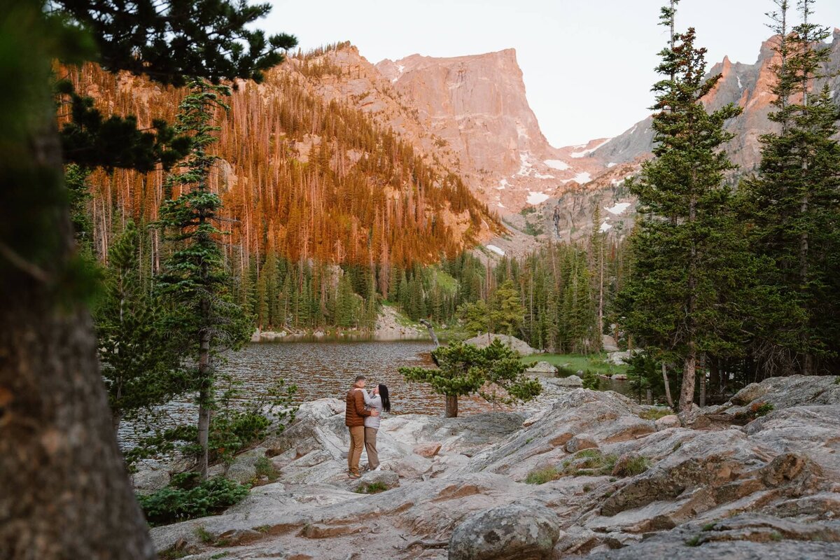 Dream Lake surprise proposal