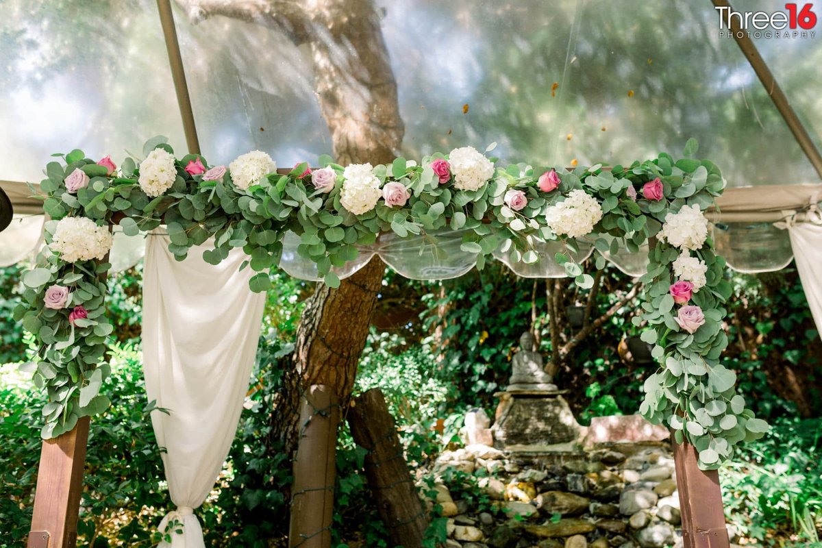 Wedding decor at the Inn of the Seventh Ray