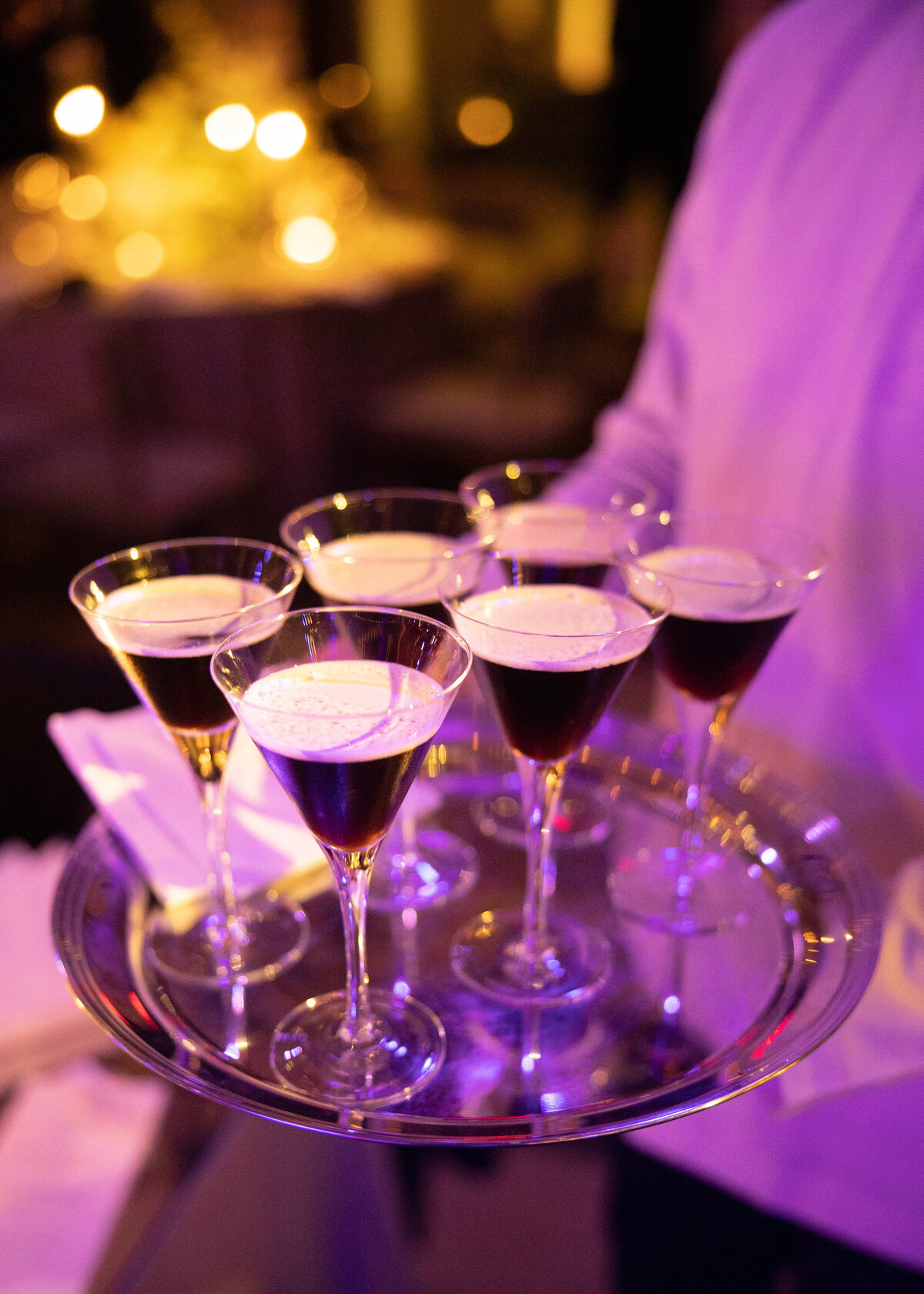 wedding reception cocktails